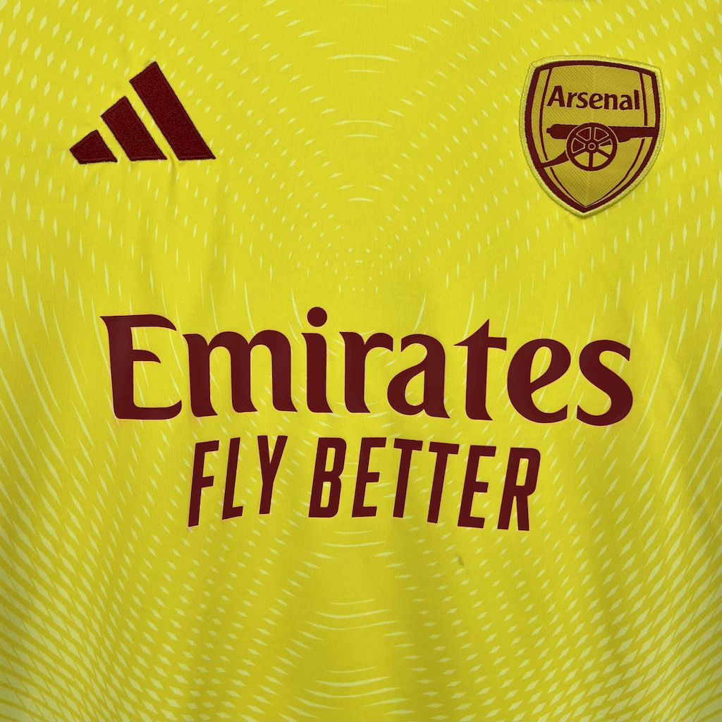 arsenal 2025/26 yellow goalkeeper jersey Arsenal 2025/26 Yellow goalkeeper Jersey