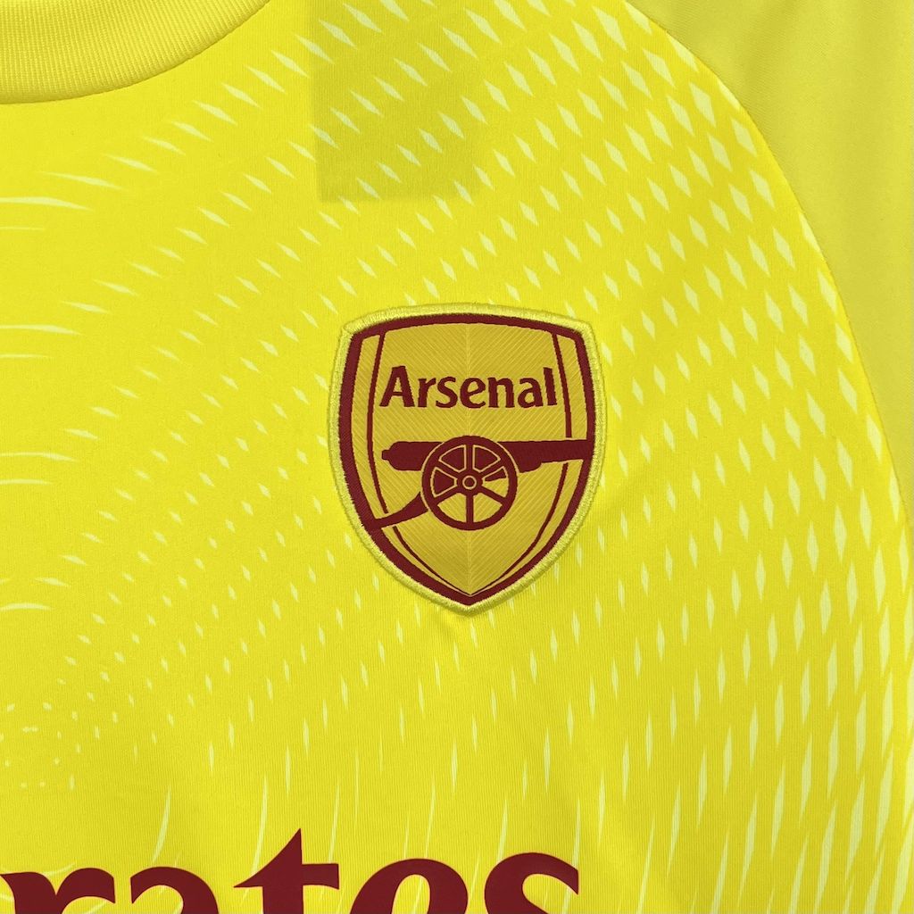 arsenal 2025/26 yellow goalkeeper jersey Arsenal 2025/26 Yellow goalkeeper Jersey