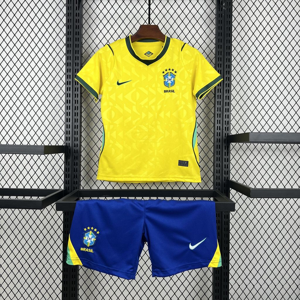 kids brazil 2026 world cup home kit Kids Brazil 2026 World Cup Home Kit
