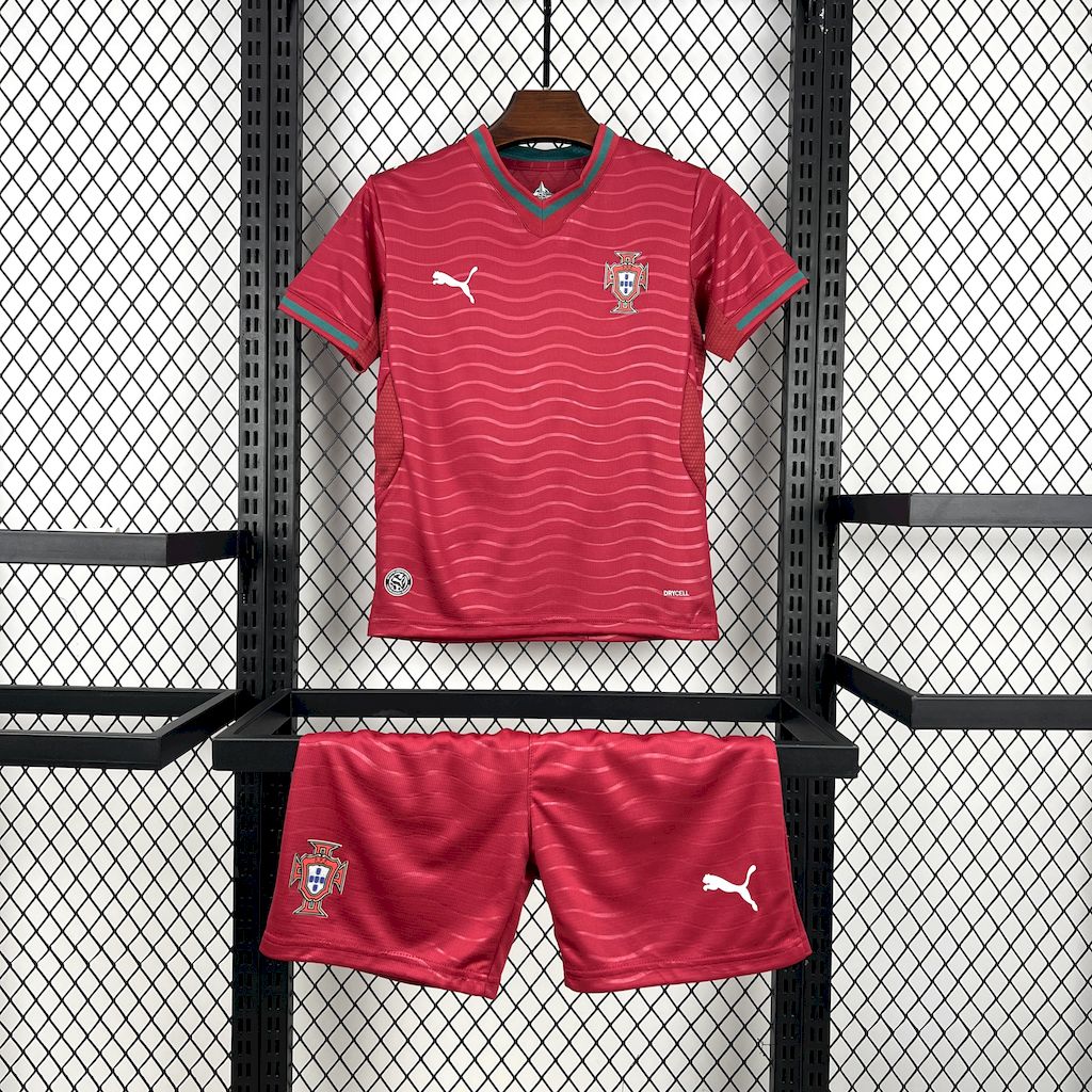 kids portugal 2026 world cup home kit Kids Portugal 2026 World Cup Home Kit