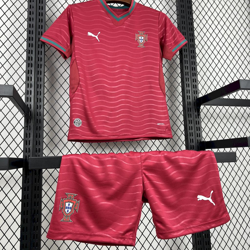 kids portugal 2026 world cup home kit Kids Portugal 2026 World Cup Home Kit
