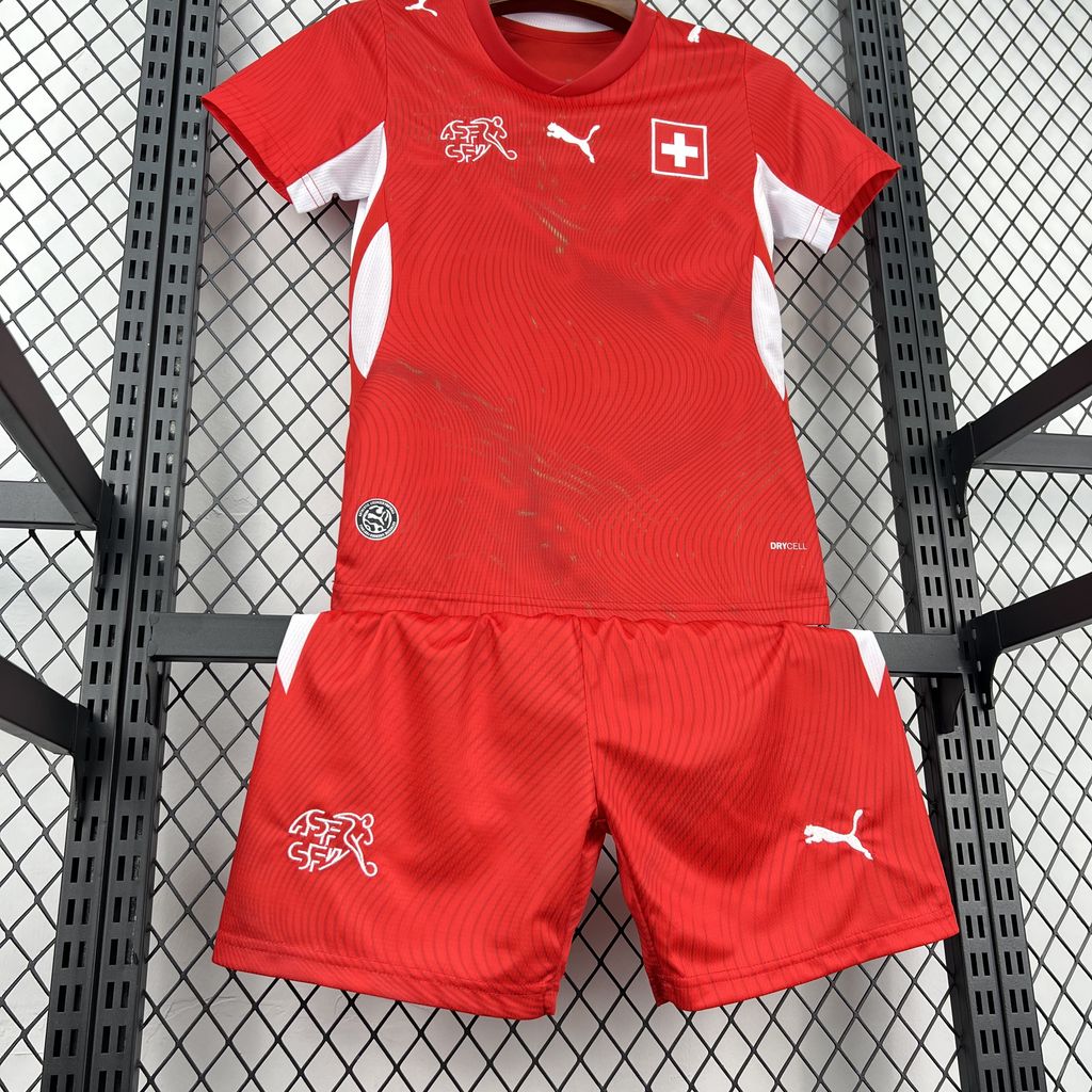 kids switzerland 2026 world cup home kit Kids Switzerland 2026 World Cup Home Kit