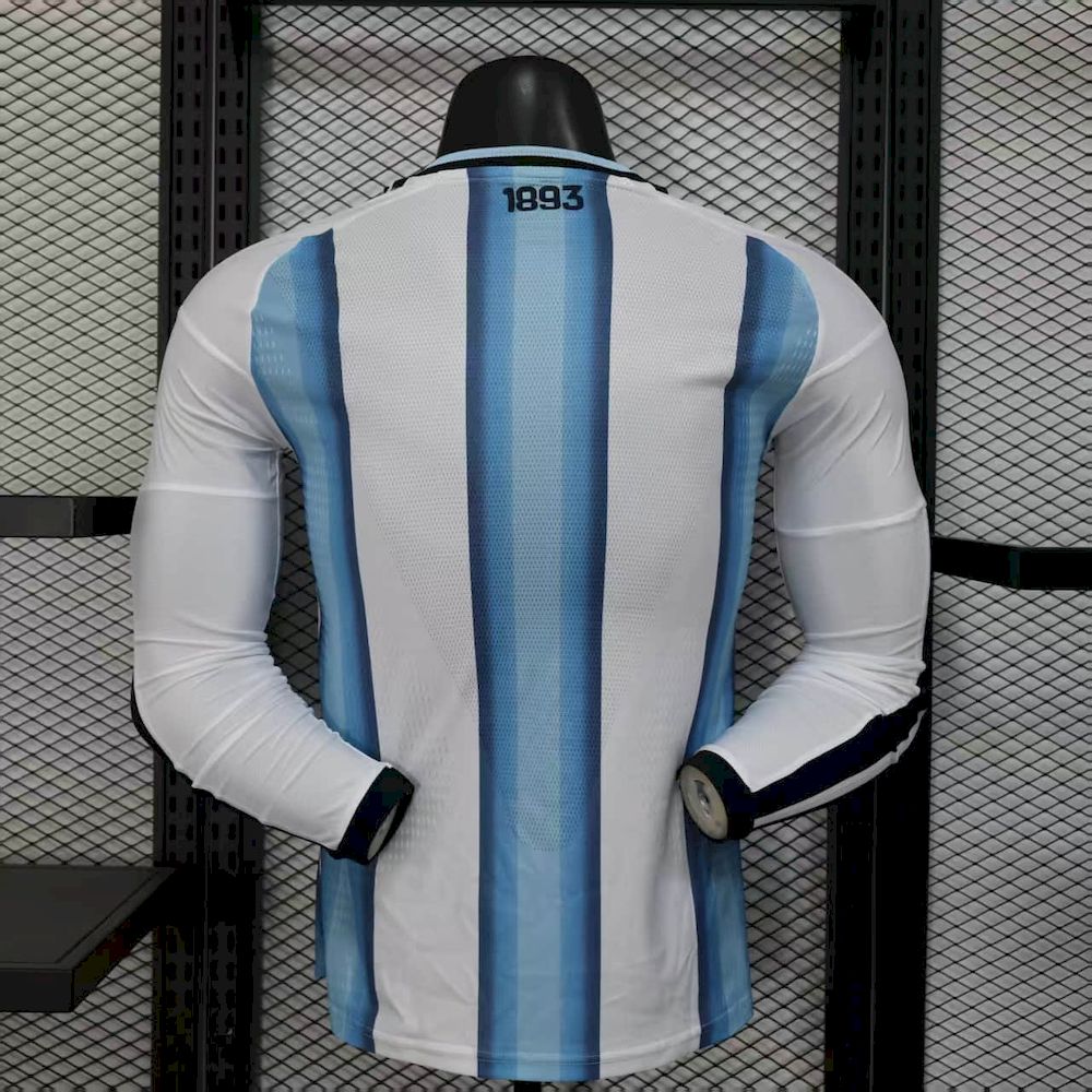 mens argentina 2026 world cup home long sleeve jersey player version Mens Argentina 2026 World Cup Home Long Sleeve Jersey Player Version
