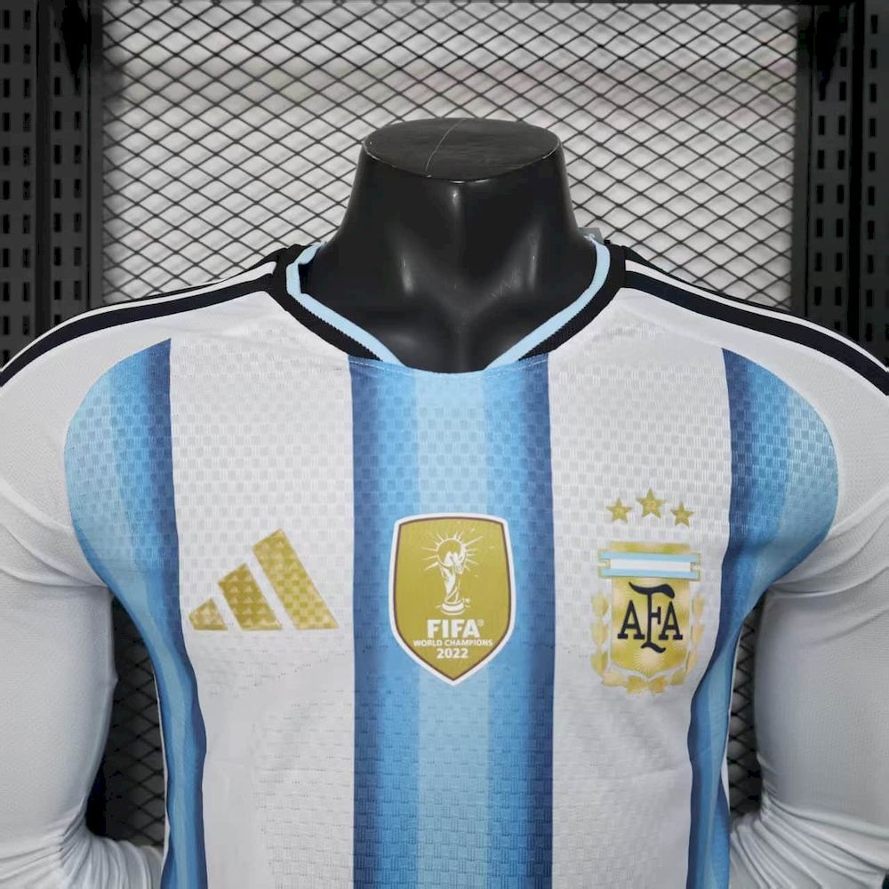 mens argentina 2026 world cup home long sleeve jersey player version Mens Argentina 2026 World Cup Home Long Sleeve Jersey Player Version