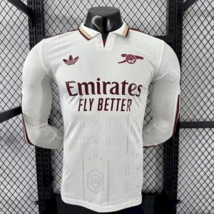 Mens Arsenal 2025/26 Third Long Sleeve Jersey Player Version