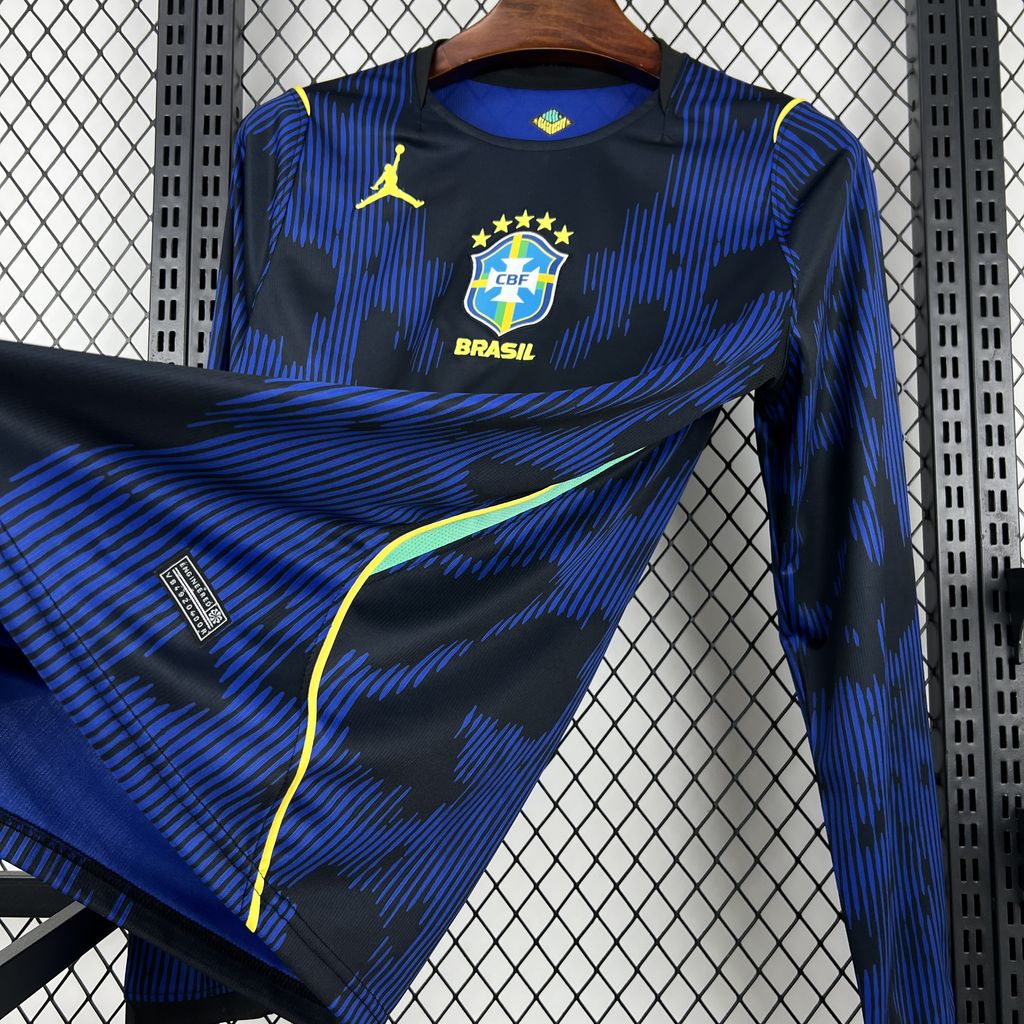 mens brazil 2026 world cup away long sleeve jersey Mens Brazil 2026 World Cup Away Long Sleeve Jersey