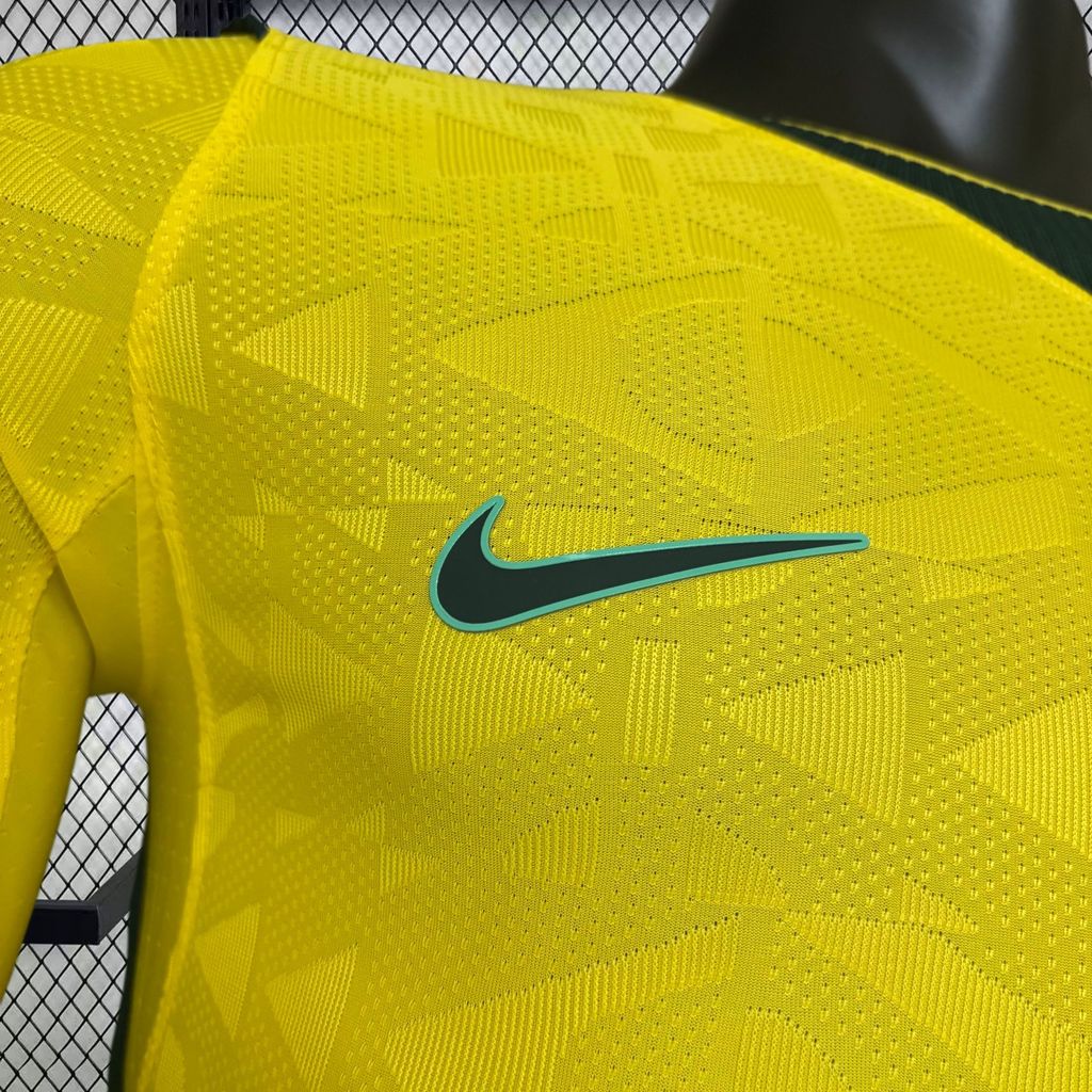 mens brazil 2026 world cup home long sleeve jersey player version Mens Brazil 2026 World Cup Home Long Sleeve Jersey Player Version