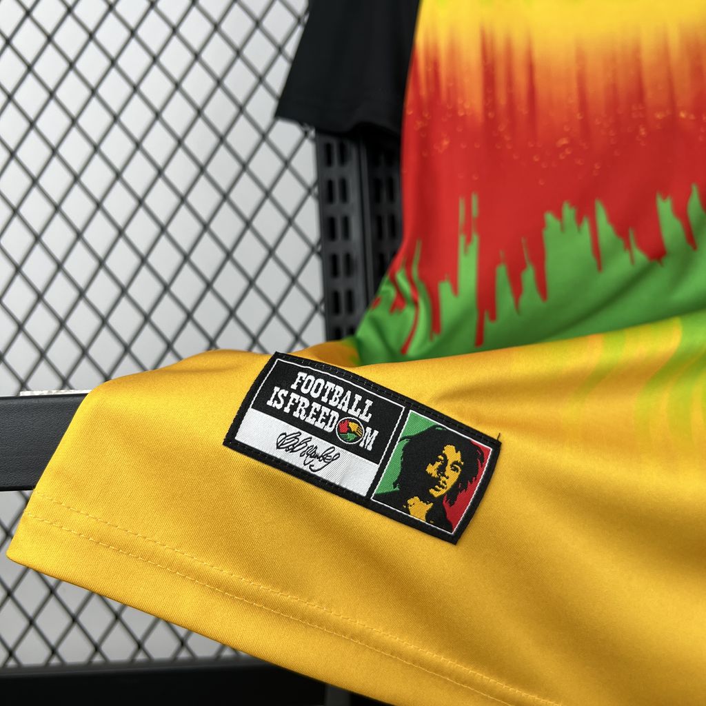 mens jamaica x bob marley 2026 pre match jersey Mens Jamaica x Bob Marley 2026 Pre Match Jersey