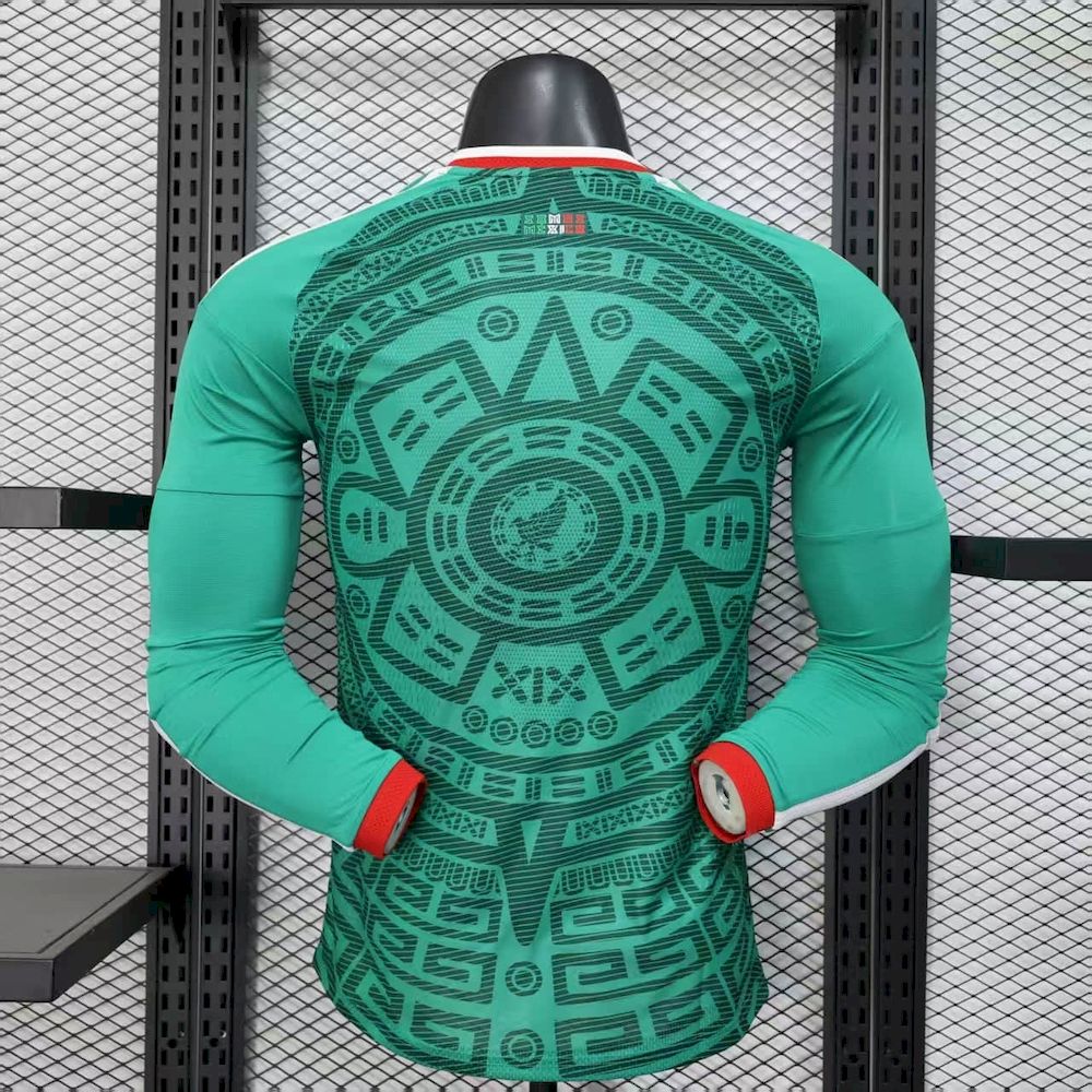 mens mexico 2026 world cup home jersey long sleeve jersey player version Mens Mexico 2026 World Cup Home Jersey Long Sleeve Jersey Player Version